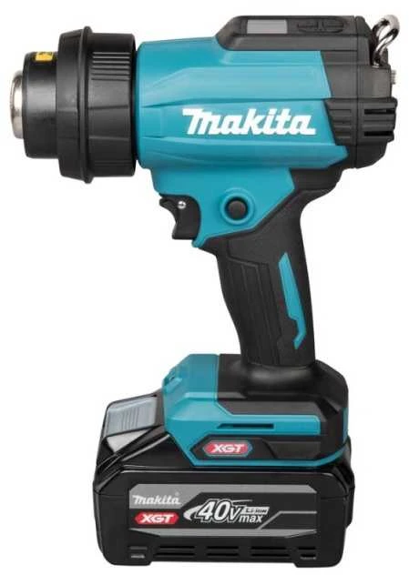 Makita HG001GZ02 LXT KARŠTO ORO FENAS XGT 40V, Reguliuojama temperatūra - 600C°, 120/200 l/min, MAKPACK, Be akumuliatorių ir kroviklio!