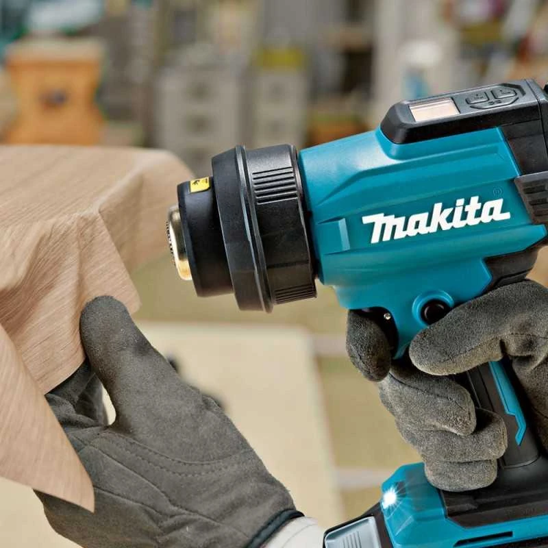 Makita HG001GZ02 LXT KARŠTO ORO FENAS XGT 40V, Reguliuojama temperatūra - 600C°, 120/200 l/min, MAKPACK, Be akumuliatorių ir kroviklio!