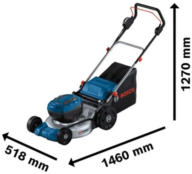 Bosch vejapjovė 18V2-46, 2x18V, 46cm, be akumuliatoriaus ir kroviklio