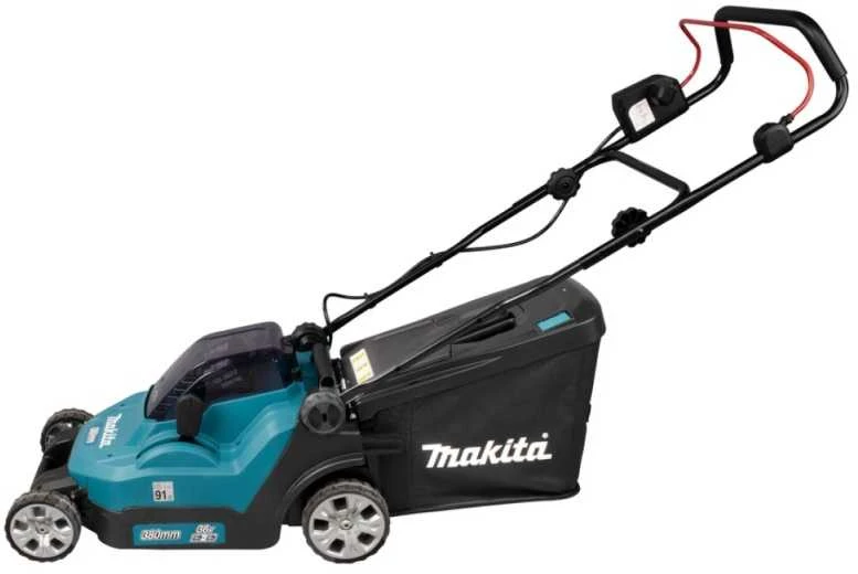 Makita akumuliatorinė vejapjovė DLM382PT2 2x18V 38cm 2x5.0Ah