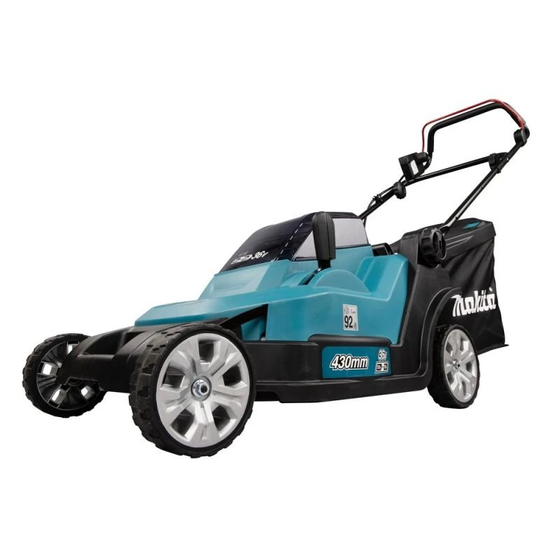 Makita Akumuliatorinė vejapjovė DLM432CT2 2x18V 2x5,0Ah 43cm