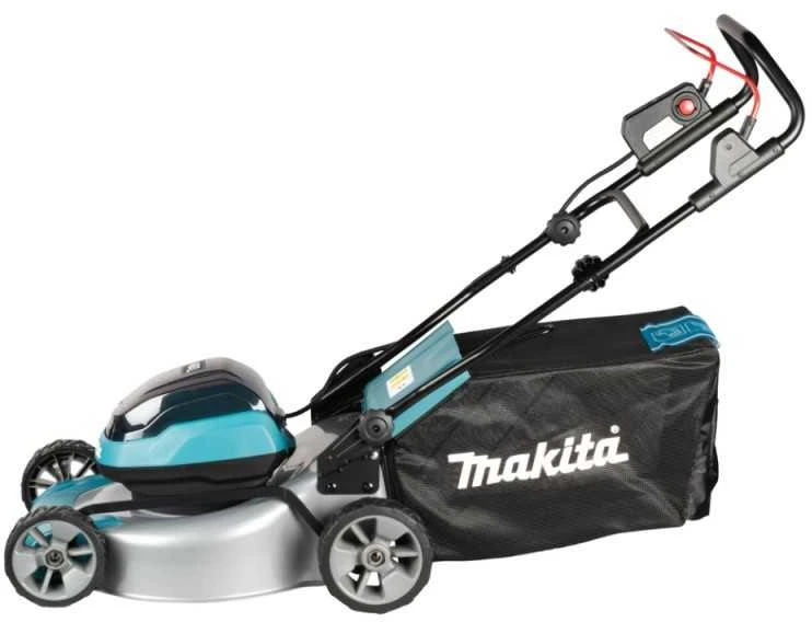 Makita DLM466ZX Cordless LawnMower 2X18V, 46cm, BL-motor, 3 in 1 (Cutting/Collecting/Mulching), 22,4kg, Steel deck, be akumuliatoriaus ir kroviklio
