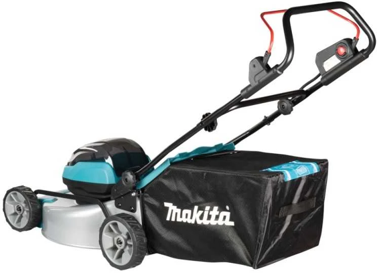Makita DLM466ZX Cordless LawnMower 2X18V, 46cm, BL-motor, 3 in 1 (Cutting/Collecting/Mulching), 22,4kg, Steel deck, be akumuliatoriaus ir kroviklio