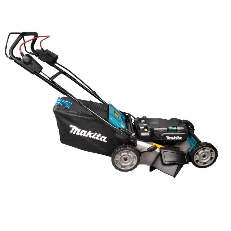 Makita LM001CZ akumuliatorinė vejapjovė 36V-40Vmax, 53 cm, BL variklis, savaeigė, 4 viename (pjovimas / surinkimas / mulčiavimas / šoninis išmetimas), plieno korpusas, be akumuliatorinio ir krovinio