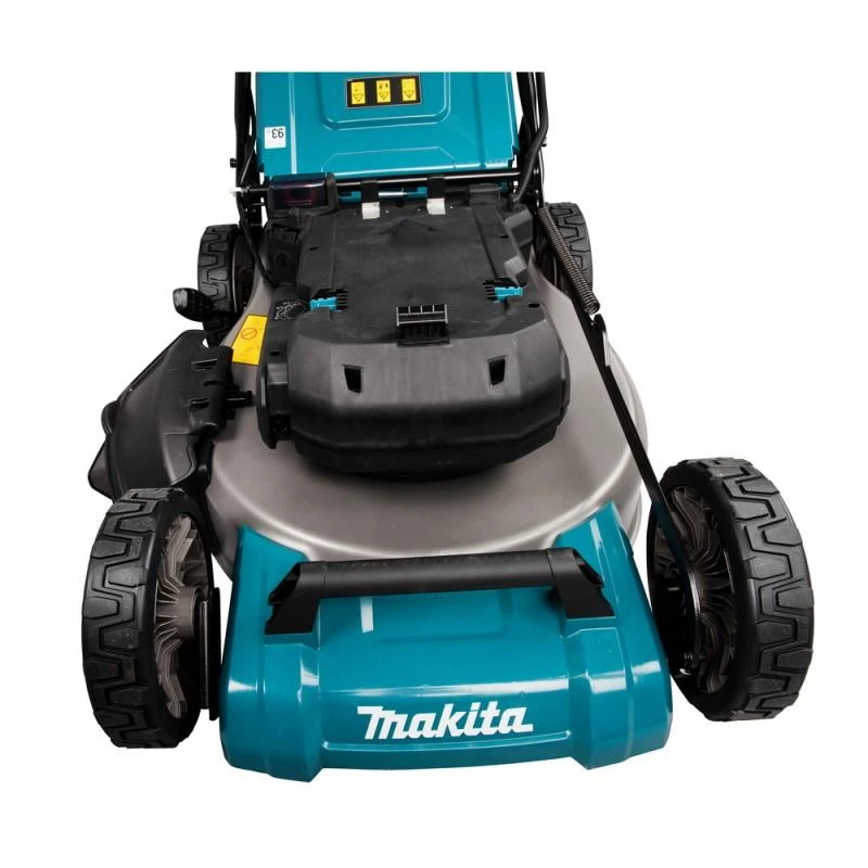 Makita LM001CZ akumuliatorinė vejapjovė 36V-40Vmax, 53 cm, BL variklis, savaeigė, 4 viename (pjovimas / surinkimas / mulčiavimas / šoninis išmetimas), plieno korpusas, be akumuliatorinio ir krovinio