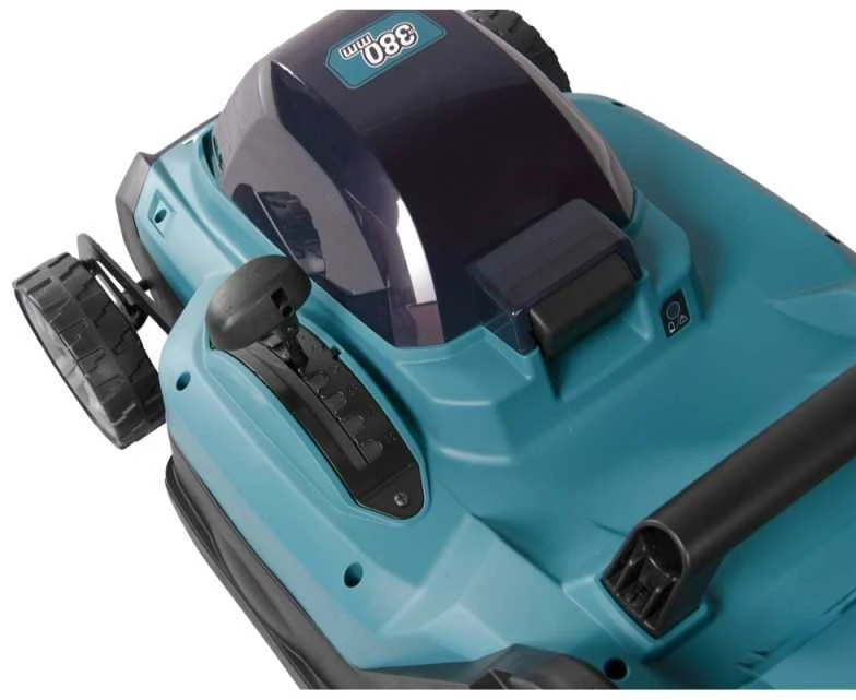 Makita LM003GM103 akumuliatorinė vejapjovė 40Vmax, XGT, 38cm, 1X4,0Ah ličio jonų akumuliatorius DC40RC, 3 viename (pjovimas / surinkimas / mulčiavimas), plastikinis korpusas