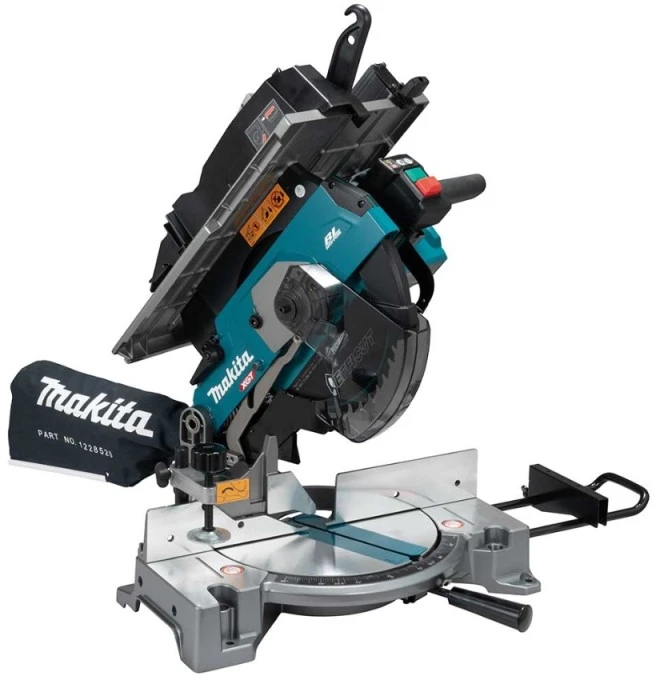 Akumuliatorinės kombinuotos pjovimo staklės MAKITA LH001GZ 40V Max XGT