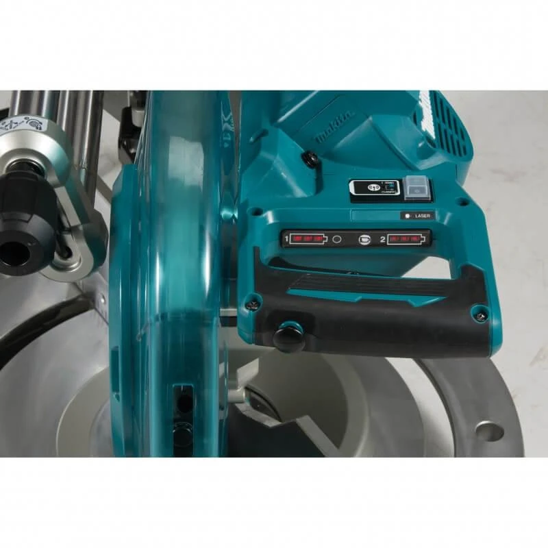 Makita DLS111ZU Akumuliatorinis pjovimo staklės 2x18 V, 260 mm, 91x310, AWS (su AWS lustu), DXT, ADT, bešepetėlinis variklis, Be akumuliatorių ir kroviklio!