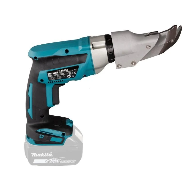 Makita DJS131Z Akumuliatorėnis skardos žirklės 18V, BL-motor plienas - 1,3mm, be akumuliatorių ir kroviklio!