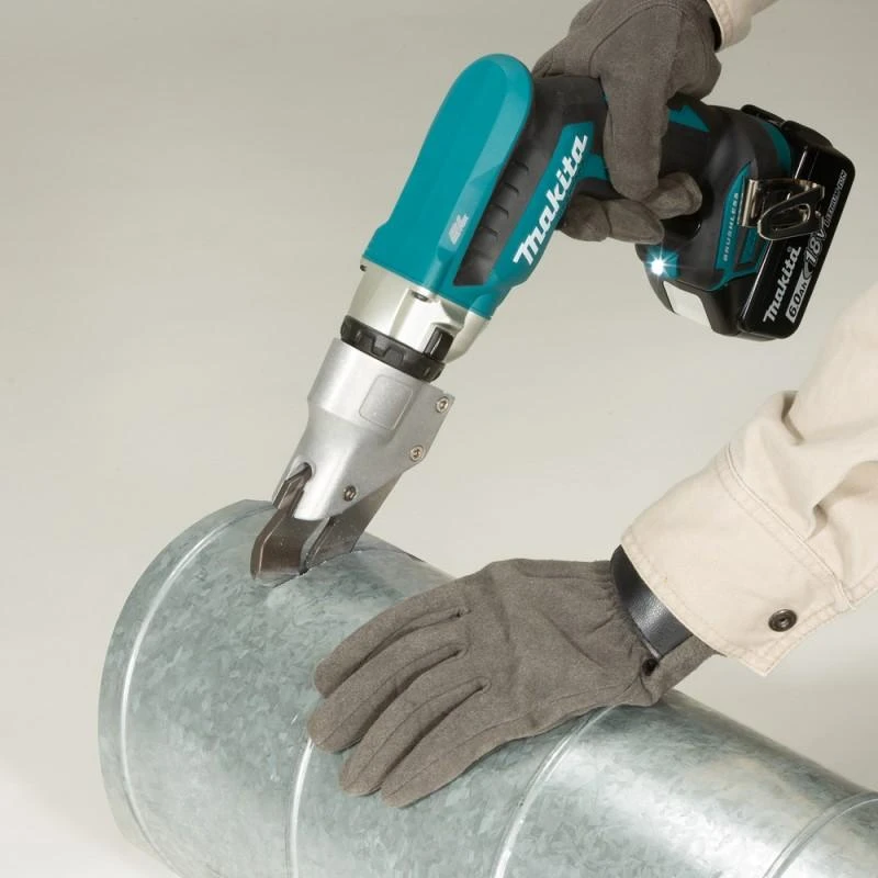 Makita DJS131Z Akumuliatorėnis skardos žirklės 18V, BL-motor plienas - 1,3mm, be akumuliatorių ir kroviklio!