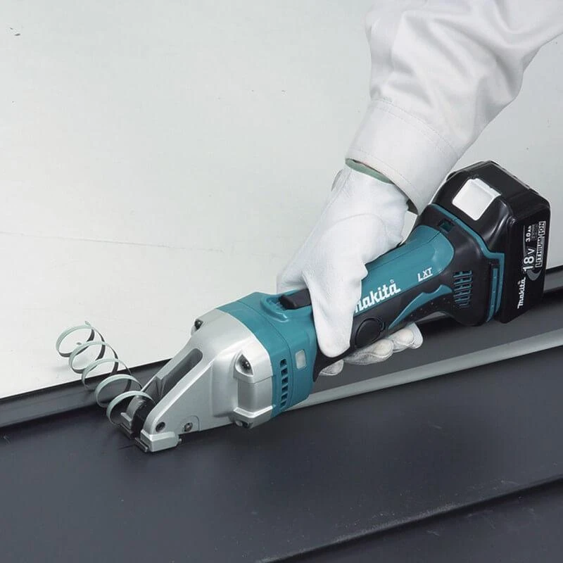 Makita DJS161Z Akumuliatorėnis skardos žirklės, 18 V, plienas 1,6 mm, nerūdijantis plienas 1,2 mm, min. pjovimo radiusas 250mm, Be akumuliatorių ir kroviklio!