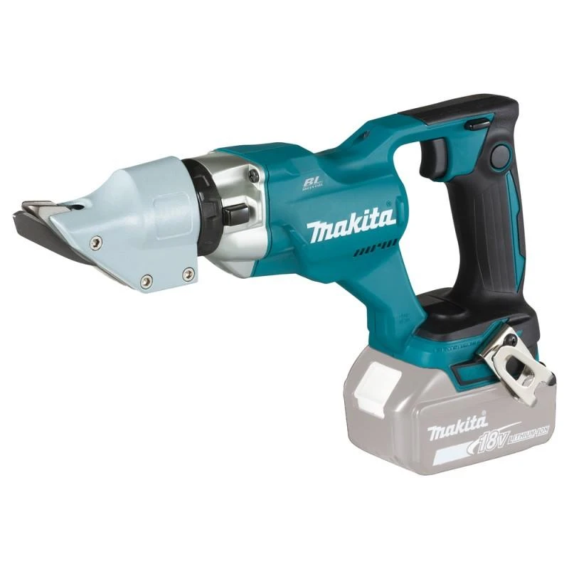 Makita DJS200Z Akumuliatorėnis skardos žirklės 18V, plienas 2,0mm BL-motor, Be akumuliatorių ir kroviklio!