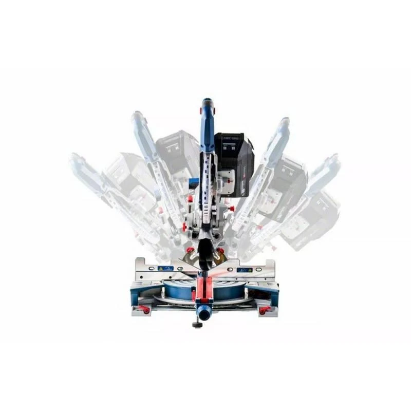 Bosch GCM 18V-216 DC pjovimo kampo dinamika