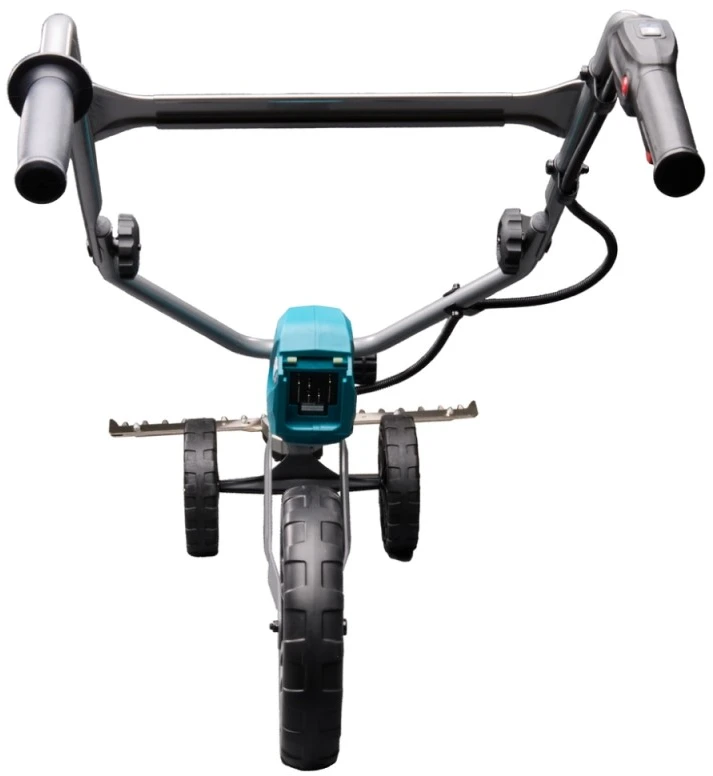 Akumuliatorinės žolės žirklės su važiuokle MAKITA 40V MAX XGT 500mm