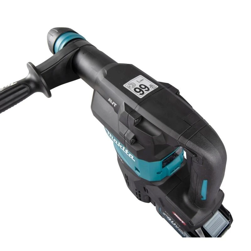Makita HM001GZ02 Atskėlimo plaktukas XGT, 9,4 J, SDS-MAX, 6,3kg, bešepetėlinis variklis, AWS (su AWS lustu), AVT, XPT, "Z" versija - komplektuojamas be akumuliatoriaus ir kroviklio