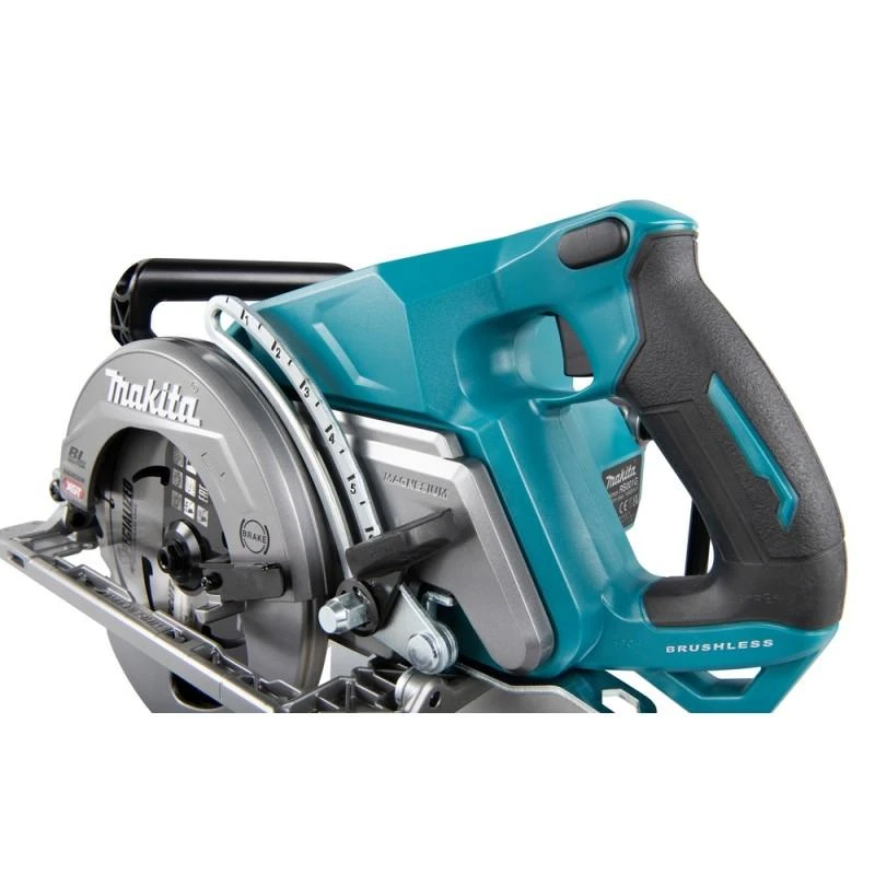 Makita RS001GZ Rankinis diskinis pjūklas, XGT, ø185x30mm, 65mm, AWS, bešepetėlinis variklis, "Z" versija - komplektuojamas be akumuliatoriaus ir kroviklio