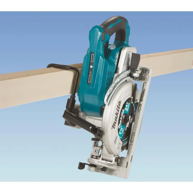 Makita DRS780Z Akumuliatorinis diskinis pjūklas, 2x18V, 65 mm, ø185x30mm, Be akumuliatorių ir kroviklio!
