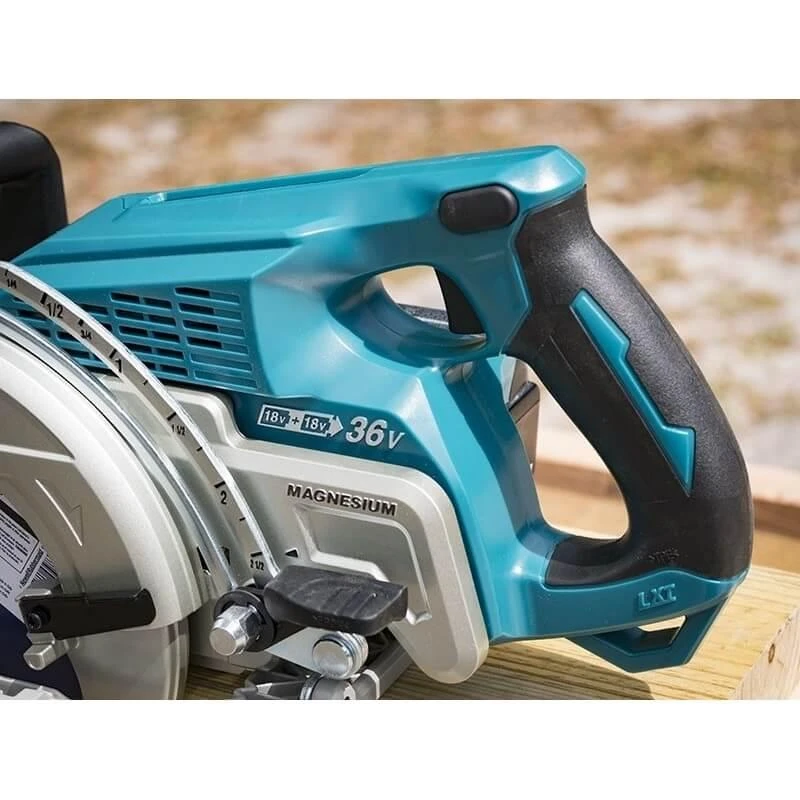 Makita DRS780Z Akumuliatorinis diskinis pjūklas, 2x18V, 65 mm, ø185x30mm, Be akumuliatorių ir kroviklio!