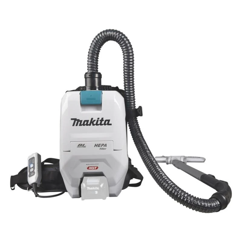 Makita VC008GZ Akumuliatorinis (kuprinė) dulkių siurblys 40V XGT, komplektuojama be akumuliatorių ir kroviklio!