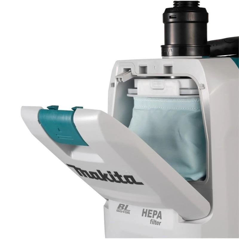 Makita VC008GZ Akumuliatorinis (kuprinė) dulkių siurblys 40V XGT, komplektuojama be akumuliatorių ir kroviklio!