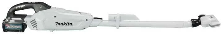 Makita CL002GD212 Akumuliatorinis XGT dulkių siurblys, 125W, 2X2,5Ah. bešepetėlinis variklis, baltos spalvos