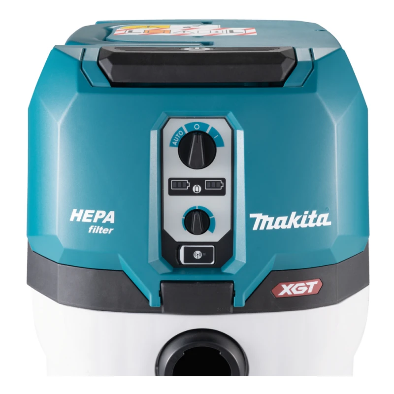 Makita VC004GLZ01 Akumuliatorinis XGT dulkių siurblys, 2X40V, 40Vmax, AWS. Komplektuojamas be akumuliatorių ir kroviklio.