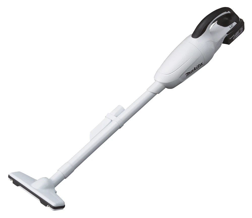 Akumuliatorinis dulkių siurblys Makita DCL180SFW, baltos spalvos