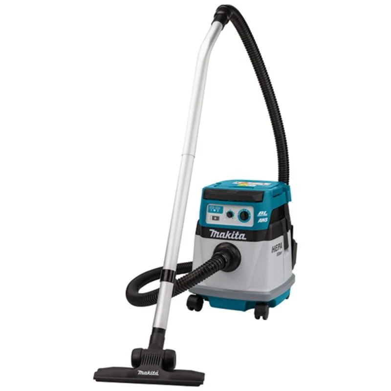 Makita DVC157LZX3 Akumuliatorinis dulkių siurblys 2x18 V Li-ion, HEPA; AWS; Be akumuliatorių ir kroviklio! RAMIOJE!