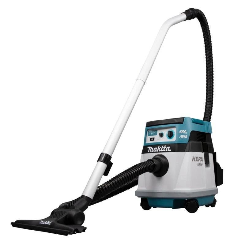 Makita DVC157LZX3 Akumuliatorinis dulkių siurblys 2x18 V Li-ion, HEPA; AWS; Be akumuliatorių ir kroviklio! RAMIOJE!