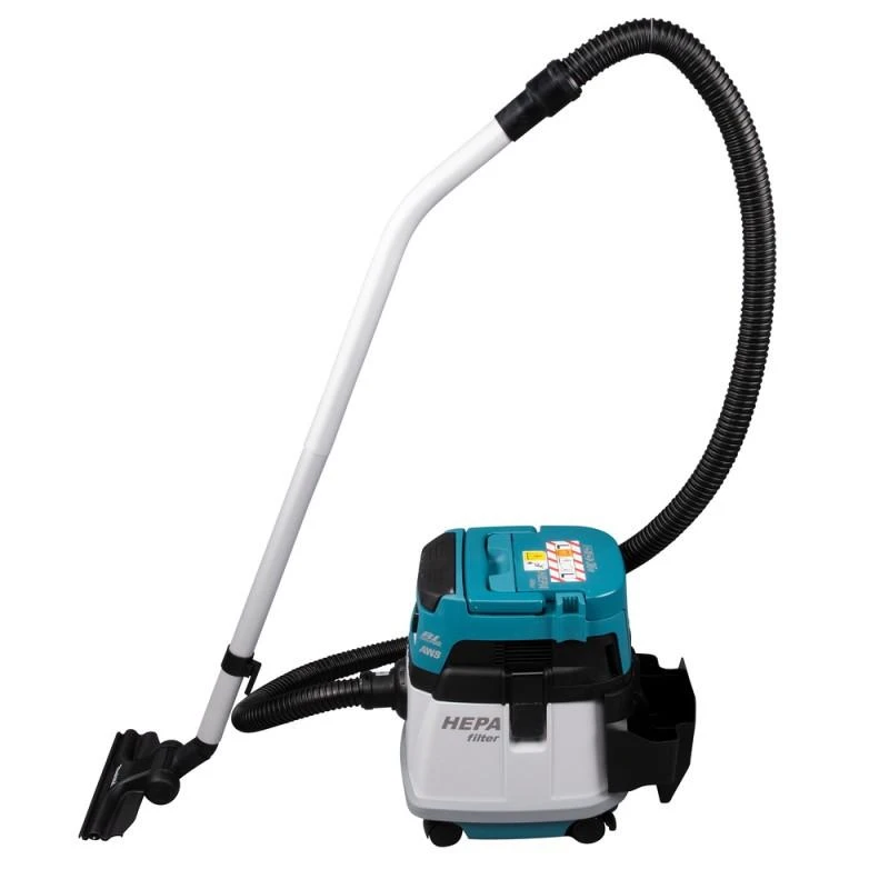 Makita DVC157LZX3 Akumuliatorinis dulkių siurblys 2x18 V Li-ion, HEPA; AWS; Be akumuliatorių ir kroviklio! RAMIOJE!