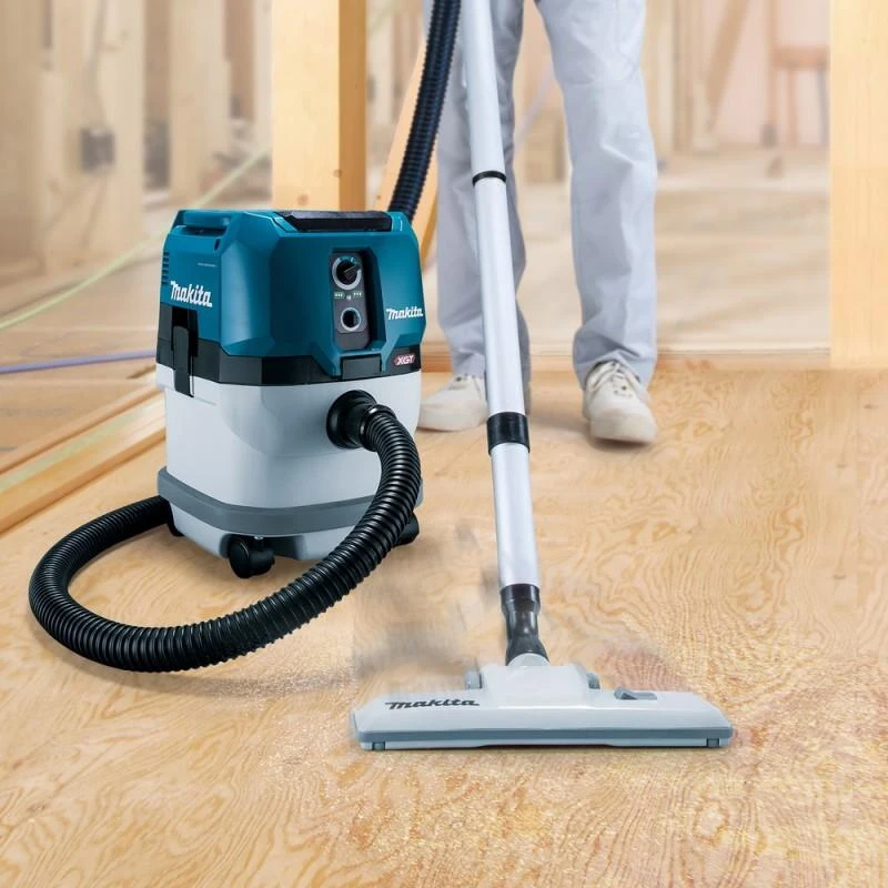 Makita VC003GLZ Akumuliatorinis XGT dulkių siurblys. 2X40V, 40Vmax. Komplektuojamas be akumuliatorių ir kroviklio.