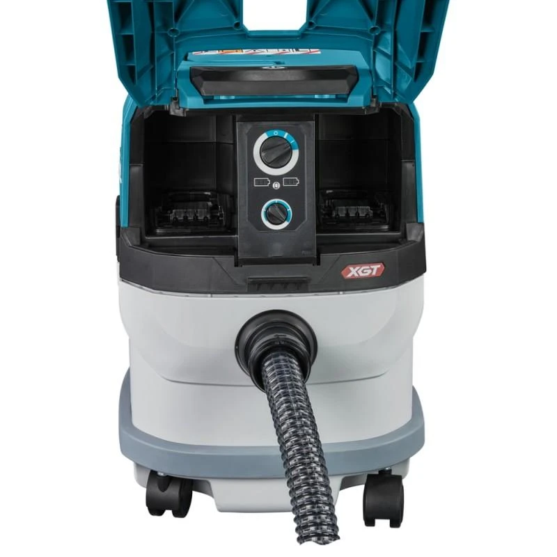 Makita VC003GLZ Akumuliatorinis XGT dulkių siurblys. 2X40V, 40Vmax. Komplektuojamas be akumuliatorių ir kroviklio.