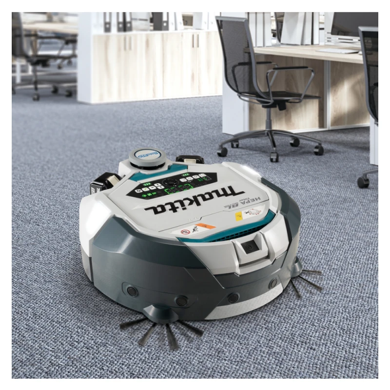 Makita DRC300Z Akumuliatorinis Robotų dulkių siurblys 2x18 V Li-ion, Be akumuliatorių ir kroviklio!