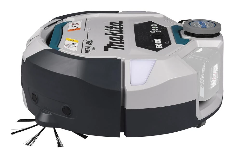 Makita DRC300Z Akumuliatorinis Robotų dulkių siurblys 2x18 V Li-ion, Be akumuliatorių ir kroviklio!
