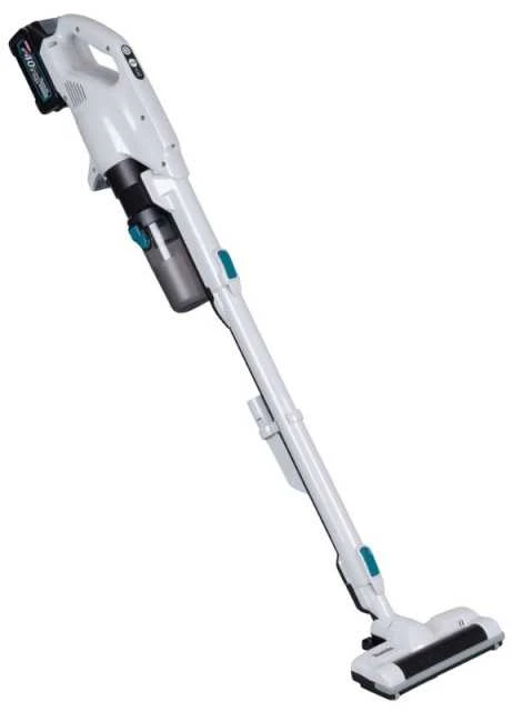 Makita CL004GZ Akumuliatorinis dulkių siurblys 40V XGT, Elektrinis besisukantis šepetys, 110W, cikloninis, Be akumuliatorių ir kroviklio! Balts