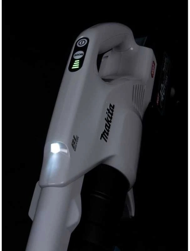 Makita CL004GZ Akumuliatorinis dulkių siurblys 40V XGT, Elektrinis besisukantis šepetys, 110W, cikloninis, Be akumuliatorių ir kroviklio! Balts
