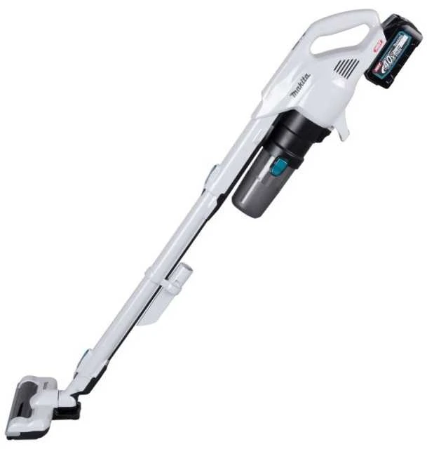 Makita CL004GZ Akumuliatorinis dulkių siurblys 40V XGT, Elektrinis besisukantis šepetys, 110W, cikloninis, Be akumuliatorių ir kroviklio! Balts