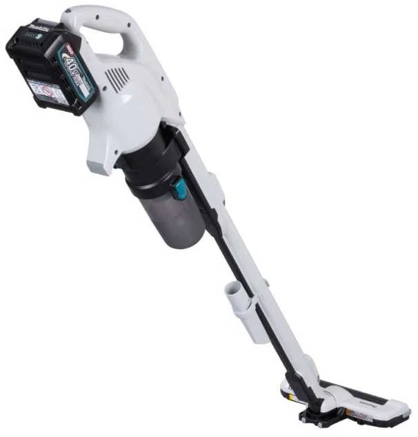 Makita CL004GZ Akumuliatorinis dulkių siurblys 40V XGT, Elektrinis besisukantis šepetys, 110W, cikloninis, Be akumuliatorių ir kroviklio! Balts
