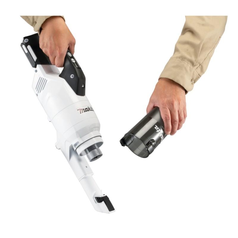 Makita CL003GD108 Akumuliatorinis dulkių siurblys 40V XGT, 125W, cikloninis, 2,5Ah, Baltas