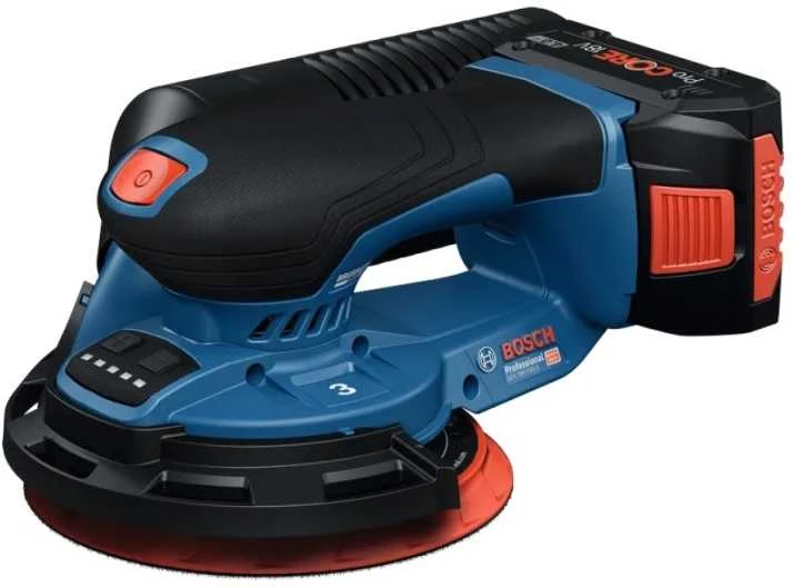 Ekscentrinis šlifuoklis Bosch GEX 18V-150-3 Professional; 18 V (be akumuliatoriaus ir pakrovėjo)