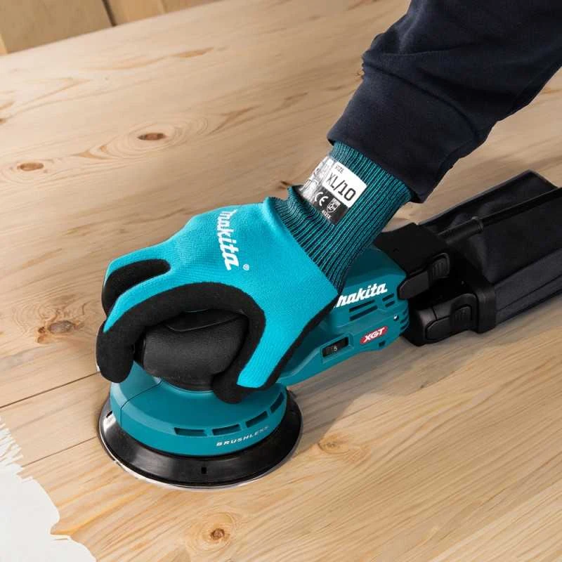 Makita BO003CGZ Akumuliatorinis ekscentrinis šlifuoklis XGT 40V, 125mm/3mm, AWS (be AWS lusto), Be akumuliatorių ir kroviklio!