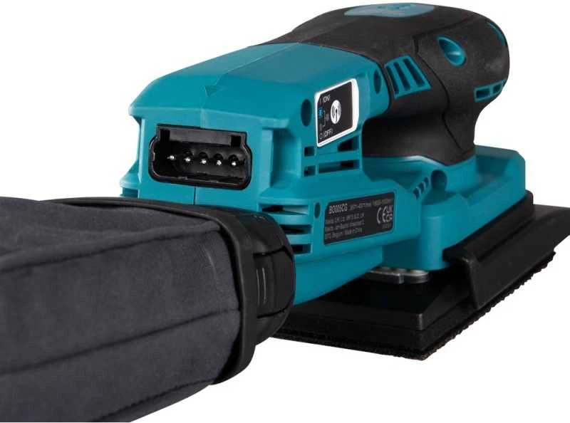 Makita BO005CGZ Akumuliatorinis vibracinis šlifuoklis XGT 40V, 80X130mm, AWS (be AWS lusto), Be akumuliatorių ir kroviklio!