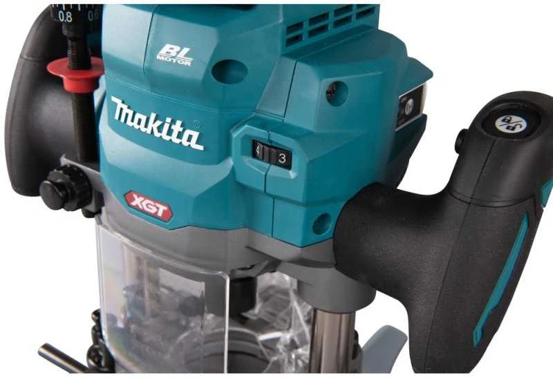 Makita RP001GZ02 XGT Vertikali freza 1800 W, 6, 8, 12 mm, 8000-25000 min-1, 5,2kg, MAKPACK