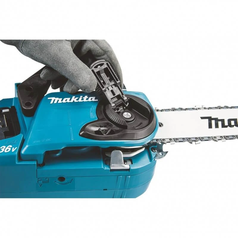 Makita DUC353Z Akumuliatorinis grandininis pjūklas, 2X18V, BL, 35cm, 20 m/s, be akumuliatorių ir kroviklio