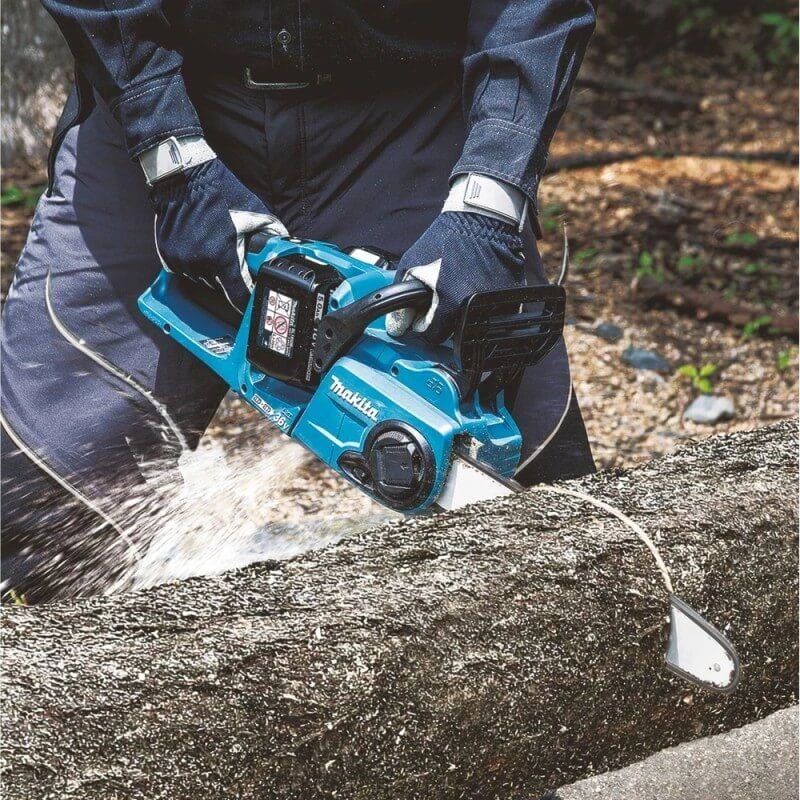 Makita DUC353Z Akumuliatorinis grandininis pjūklas, 2X18V, BL, 35cm, 20 m/s, be akumuliatorių ir kroviklio