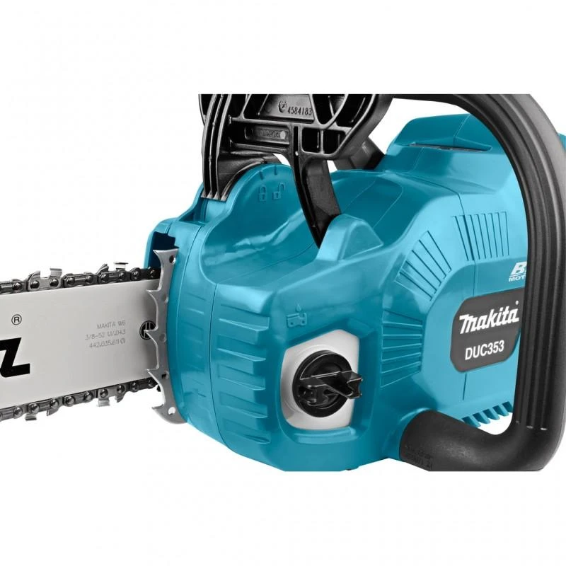Makita DUC353Z Akumuliatorinis grandininis pjūklas, 2X18V, BL, 35cm, 20 m/s, be akumuliatorių ir kroviklio