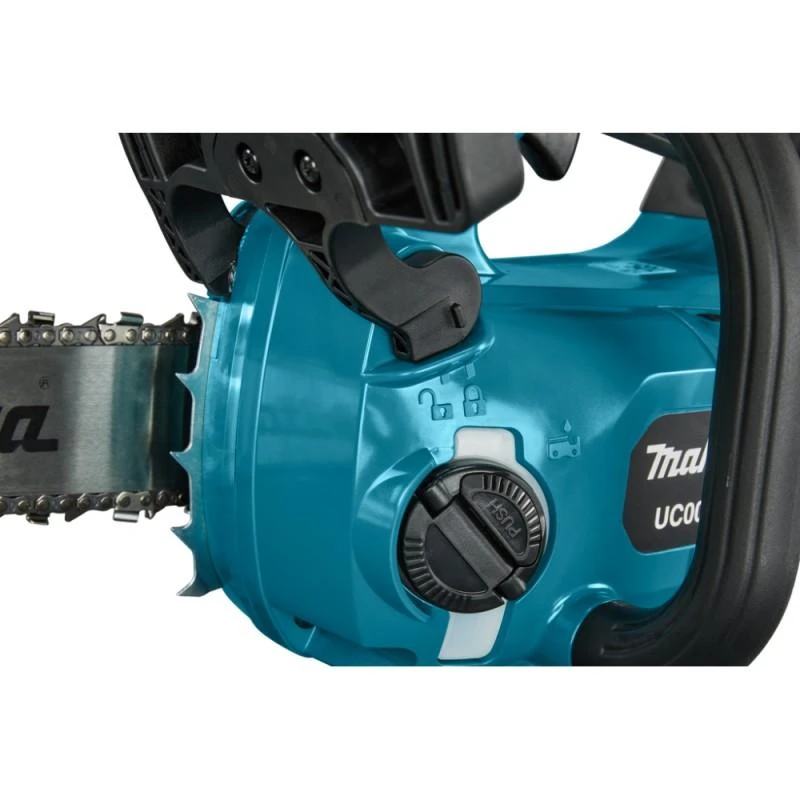 Grandininis pjūklas Makita UC003GZ Cordless chain saw, 40Vmax XGT, BL-motor 300mm, 24.8 m/s. (TOP HANDLE) be akumuliatoriaus ir kroviklio
