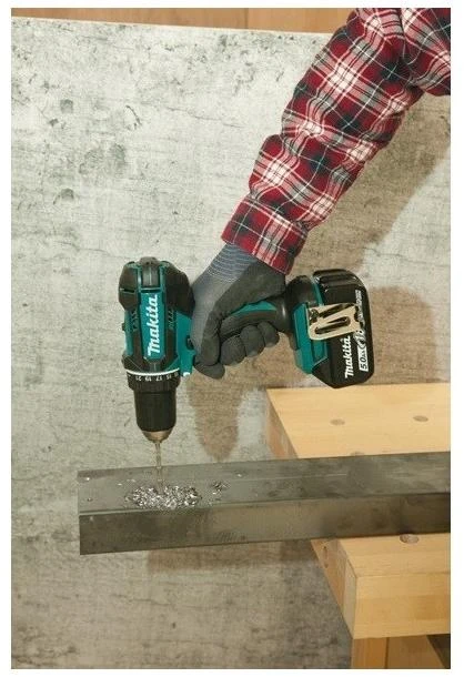 Makita DDF482RTJ Akumuliatorinis gręžtuvas, 18 V, 2x 5,0 Ah Li-ion, 62/36 Nm, 1,7kg, LED, MAKPACK