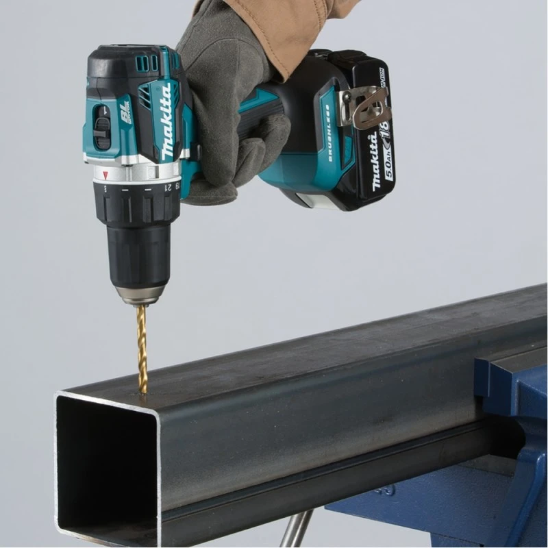 Makita DDF484RGJ Akumuliatorinis gręžtuvas, 18 V, 2x 6,0 Ah Li-ion, 54/36 Nm, 1,6kg, LED, MAKPACK