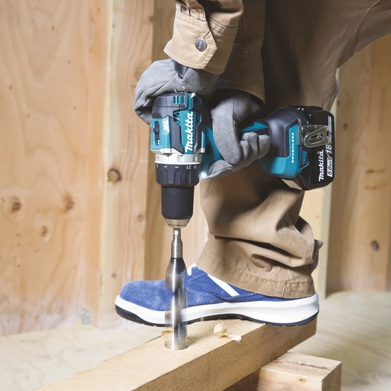Makita DDF484RGJ Akumuliatorinis gręžtuvas, 18 V, 2x 6,0 Ah Li-ion, 54/36 Nm, 1,6kg, LED, MAKPACK